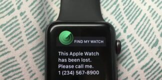 Lost Apple Watch