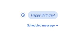 Messages Scheduled