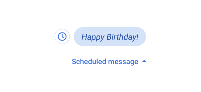 Messages Scheduled