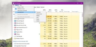 Windows 10 Task Manager