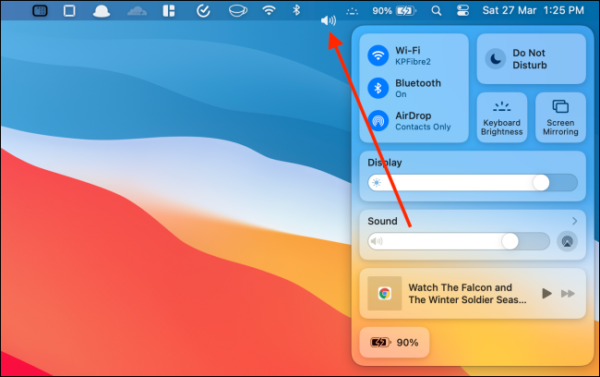 Drag Sounds Module To Menu Bar