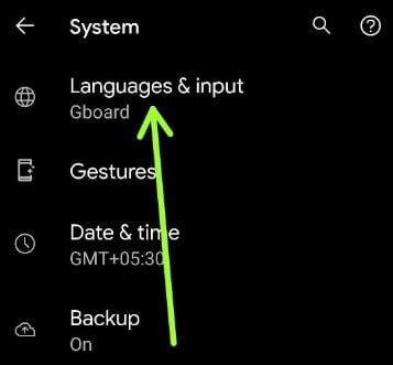 Change Keyboard Language Android 11