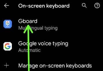 Change Keyboard Language Android 11