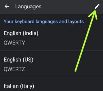 Change Keyboard Language Android 11