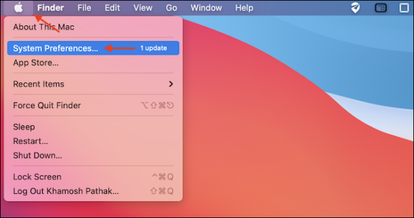 Open System Preferences From Apple Menu On Mac
