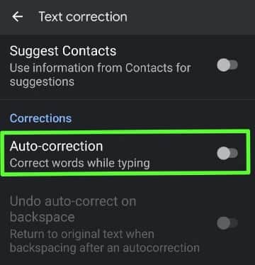 Turn Off AutoCorrect Google Pixel 4a 5G