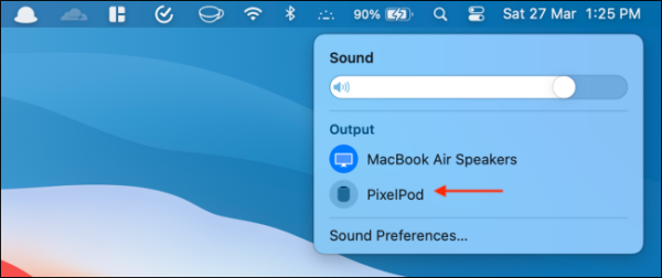 Select Homepod Mini From Output