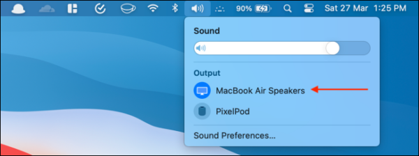 Switch Back To Internal Speakers