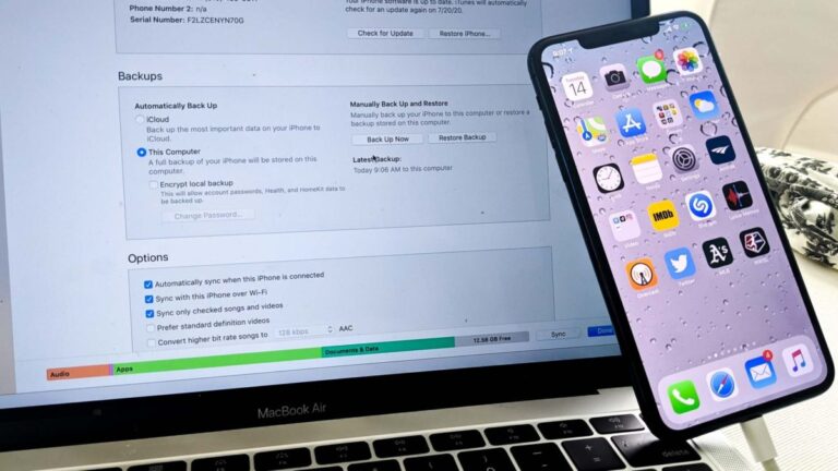 Backup Iphone