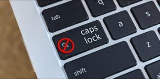 Chromebook Caps Lock