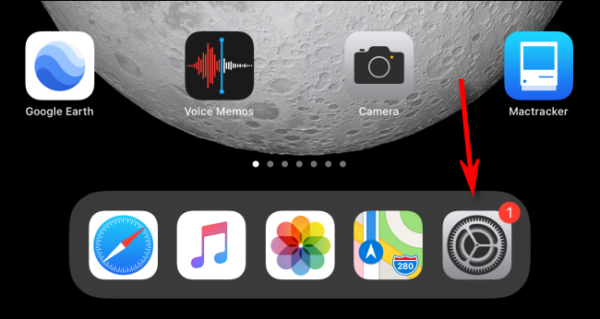 Launch Settings Ipad