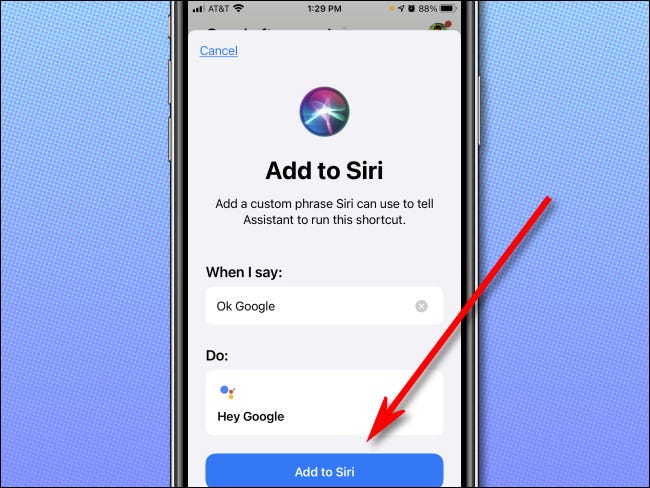 Tap Add To Siri2
