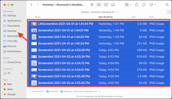 Drag Icloud Drive Data To Local Folders