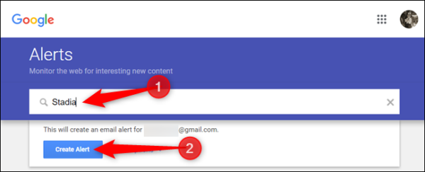 set up customize google alerts
