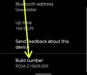 Enable USB Debugging Mode Pixel 5