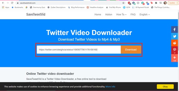 Download Twitter Videos