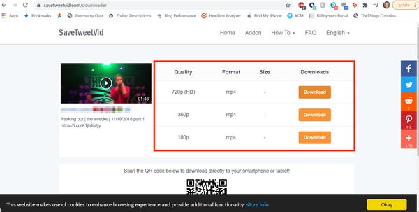 Download Twitter Videos
