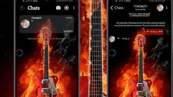 Guitar Whatsapp Theme