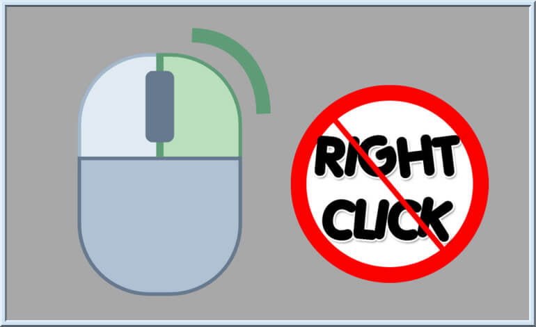 Disable Right Click Website Pages
