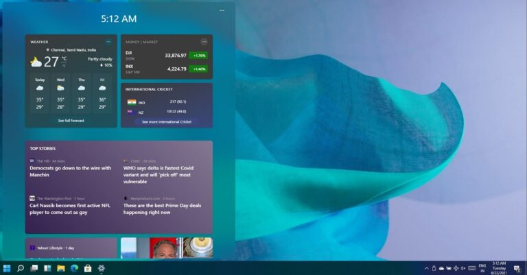 Windows 11 Widgets