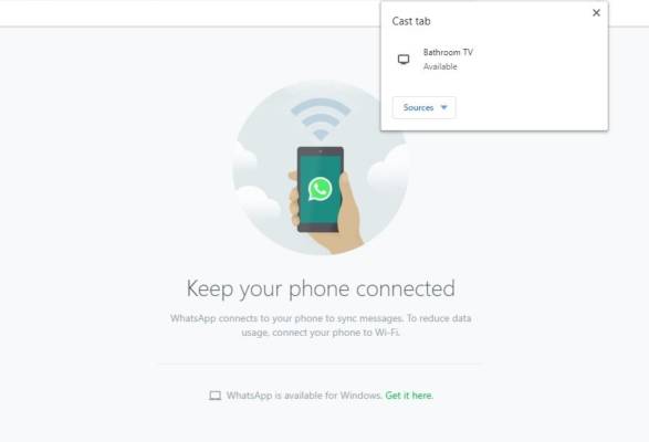 Chromecast Whatsapp 1 2