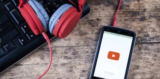 YouTube on mobile phone