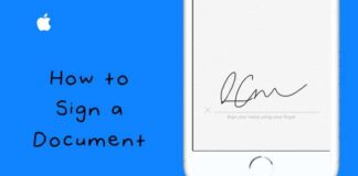 Sign A Document On Ios