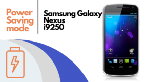 How to Enable Power Saving Mode on Samsung Galaxy Nexus I9250