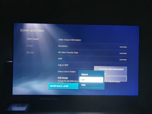 Hdmi Black Level Settings Samsung