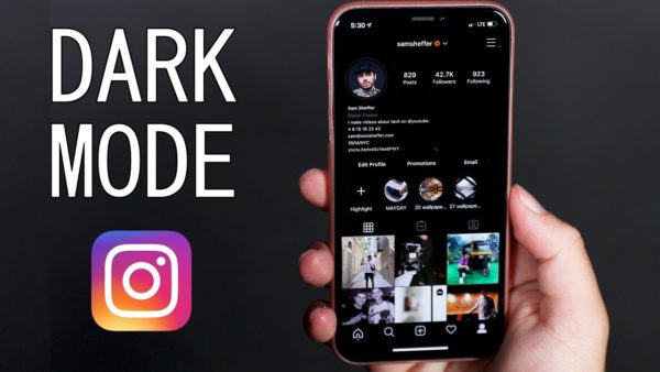 Instagram Dark Mode