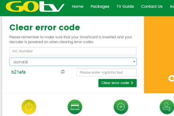 Gotv Error Code