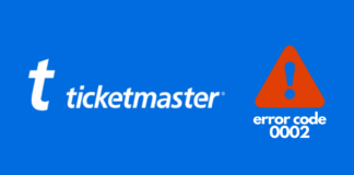 Fix For Ticketmaster Error Code 0002