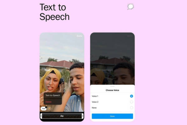 instagram adds text to speech and voice effects to reels