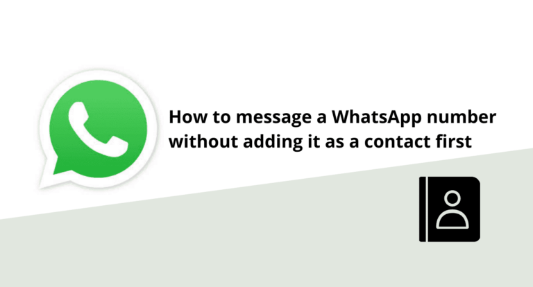 Whatsapp Number Without Saving