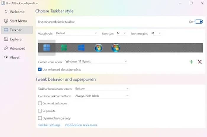 Vertical Taskbar In Windows 11 Startallback
