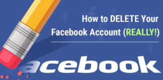 Delete Facebook