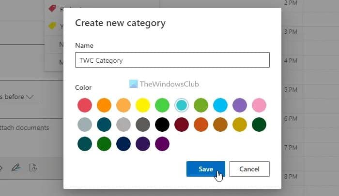 Outlook Calendar As To Do List Create Category