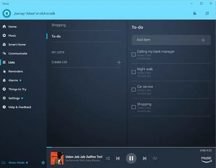 Todo List In Alexa