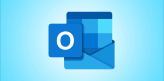 Outlook Logo On A Gradient Background.