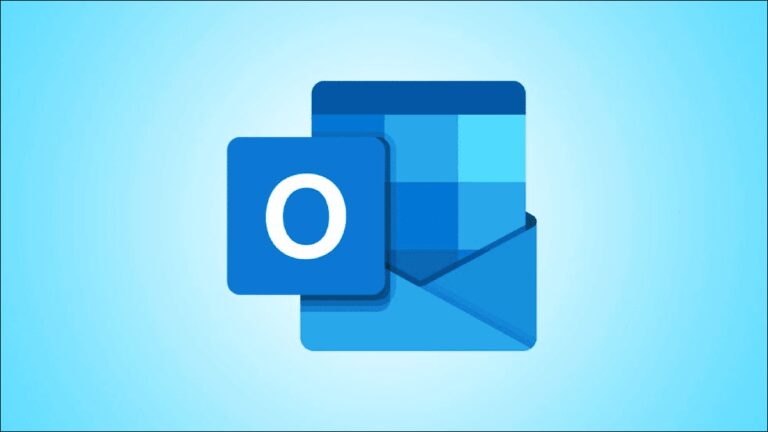 Outlook Logo On A Gradient Background.