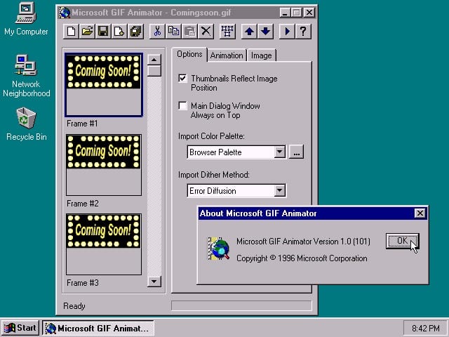 Microsoft Gif Animator