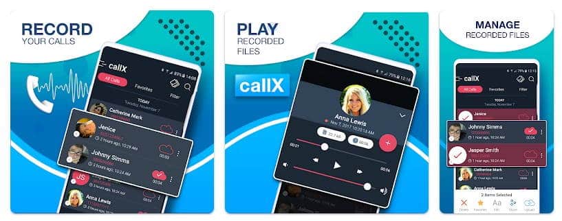 call recorder callx