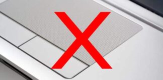 disable touchpad