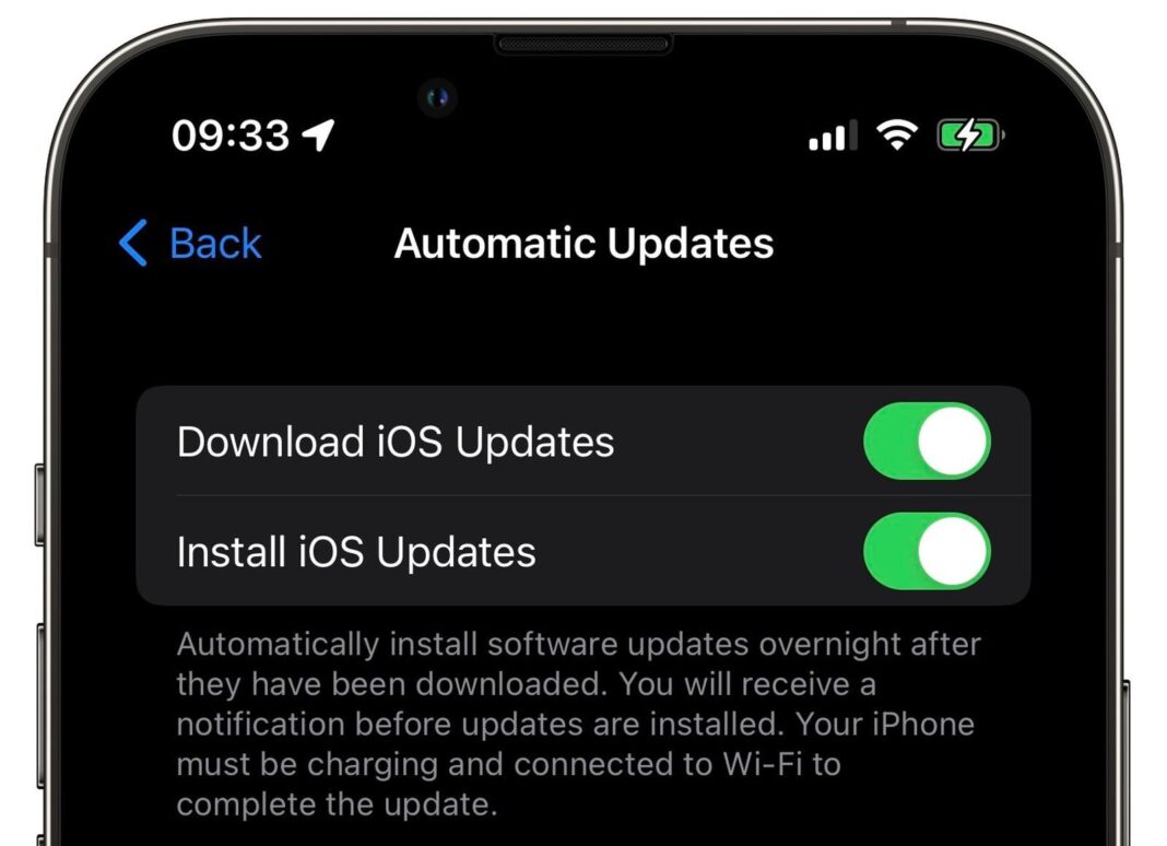 auto ios update