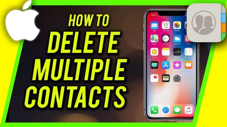 delete multiple contacts
