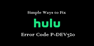 hulu error code p dev320