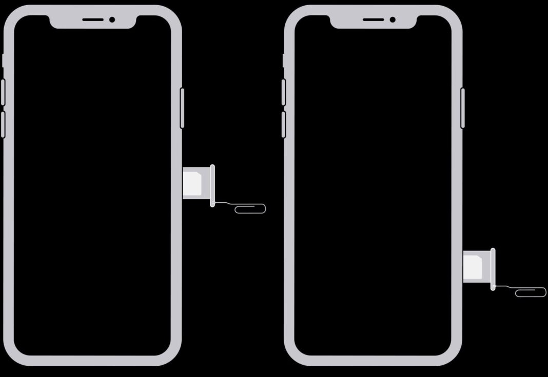 remove insert sim card iphone