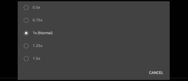 adjust playback speed netflix movie