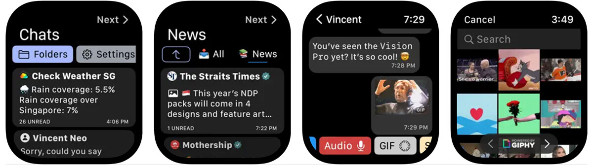 pigeon app 2 » Blog do iPhone Telegram no Apple Watch